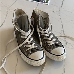 Grey Converse High Tops